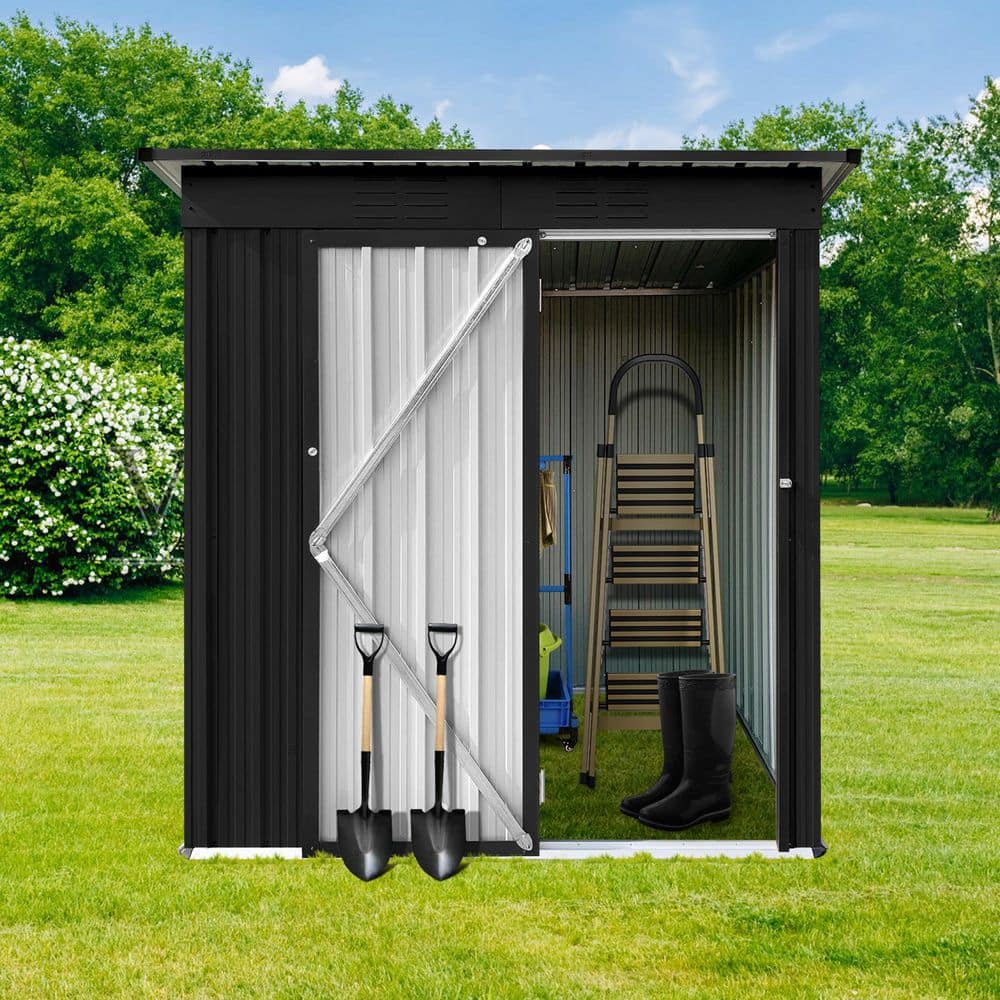5 ft. W x 4 ft. D Metal Garden Shed,Lockable Tool Sheds Storage with Vents 