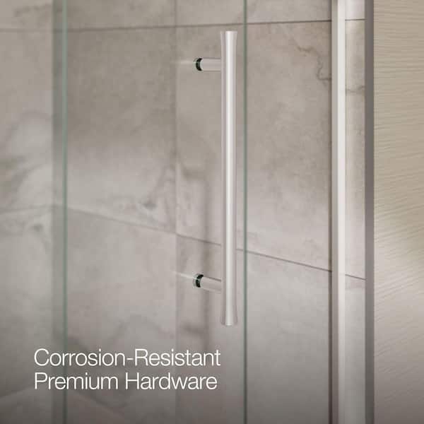 KOHLER Elmbrook 44-48 in. W x 74 in. H Sliding Frameless Shower
