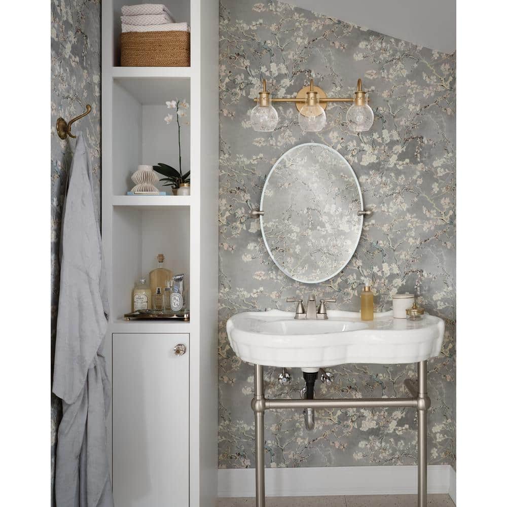 Moen Brushed Nickel Traditional Centerset Bathroom Faucet