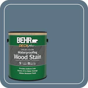 1 gal. #SC-107 Wedgewood Solid Color Waterproofing Exterior Wood Stain