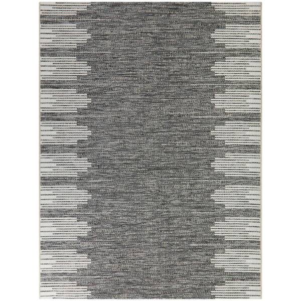 BALTA Parker Taupe 5 ft. 3 in. x 7 ft. Geometric Indoor/Outdoor Area ...