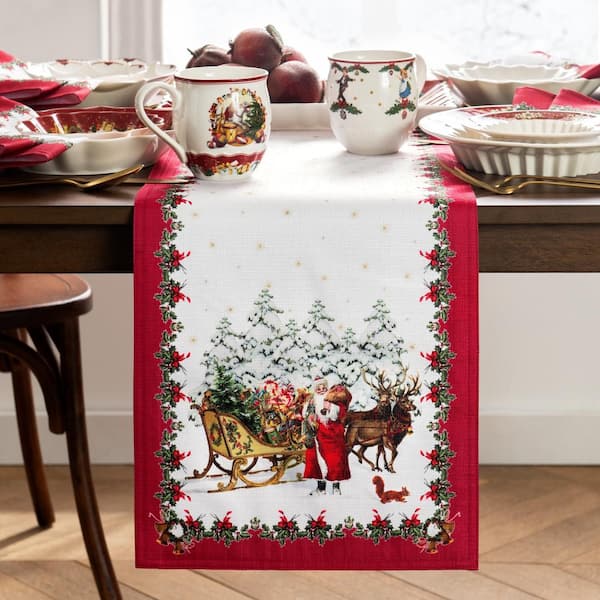 Villeroy & Boch Toy's Fantasy Engineered Table Runner, Multicolor - 13"W x 70"L