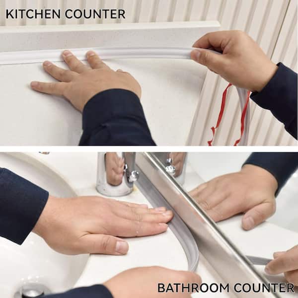 Waterproof PVC Tape Kitchen Bathroom Toilet Corner Wall Sealing