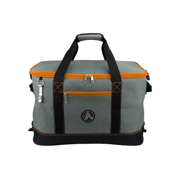 GigaTent 2-Cargo Pockets Collapsible Soft Cooler with Bottle Opener in Orange
