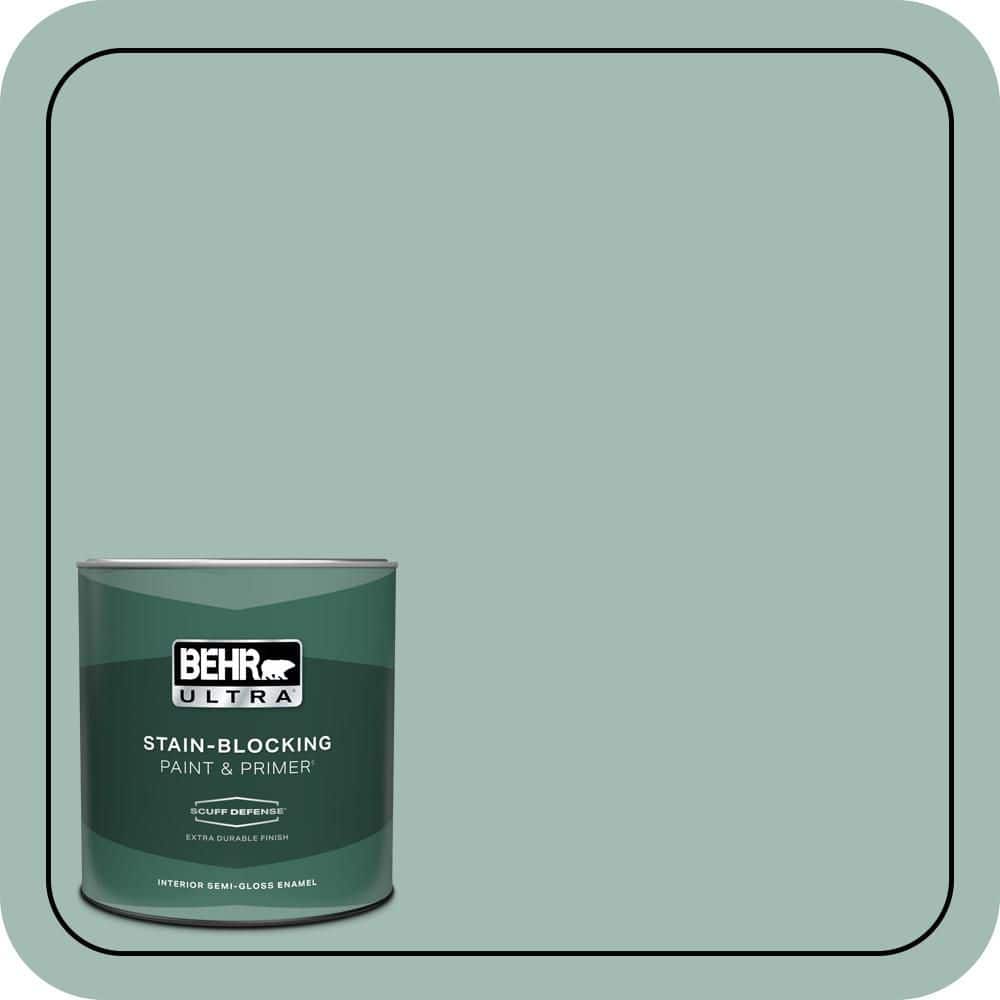 1 qt. #S430-3 Garden Twilight Extra Durable Semi-Gloss Enamel Interior Paint & Primer price history on PriceWatchPro