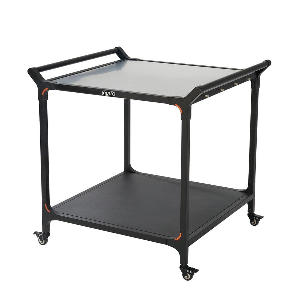 NUUK 32. in x 32 in. Premium Stainless Steel Grill Cart Prep Table