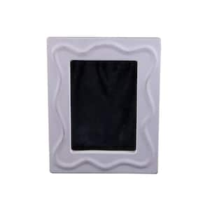 5 x 7 A Curve Line Ceramic Table Top Mirror