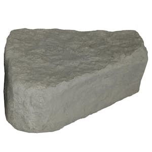 14 in. x 36 in. x 27 in. Sandstone Polyethylene Large Right Triangle Landscape Rock