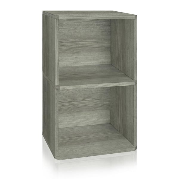 Way Basics Marley London Grey Eco zBoard 2-Shef Vinyl Record Storage