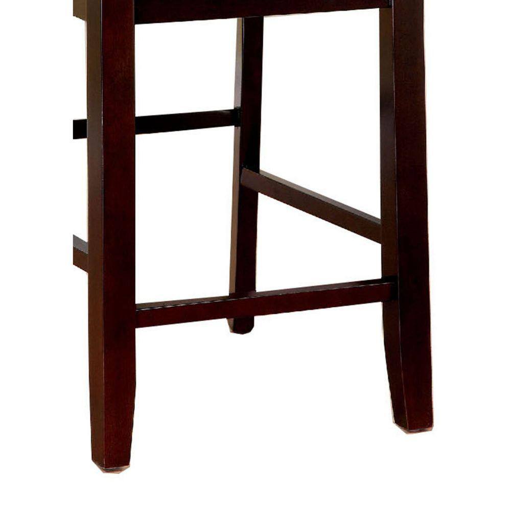 Ivory Upholstered Parsons Counter Height Side Chair