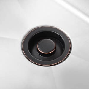 Kitchen Sink Garbage Disposal Flange and Stopper in Oil Rubbed Bronze
