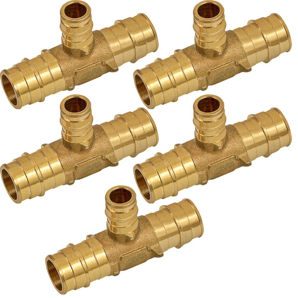 3/4 in. x 3/4 in. x 1/2 in. 90° PEX A Expansion Pex Reducing Tee, Lead Free Brass For Use in Pex A-Tubing (Pack of 5) price history on PriceWatchPro