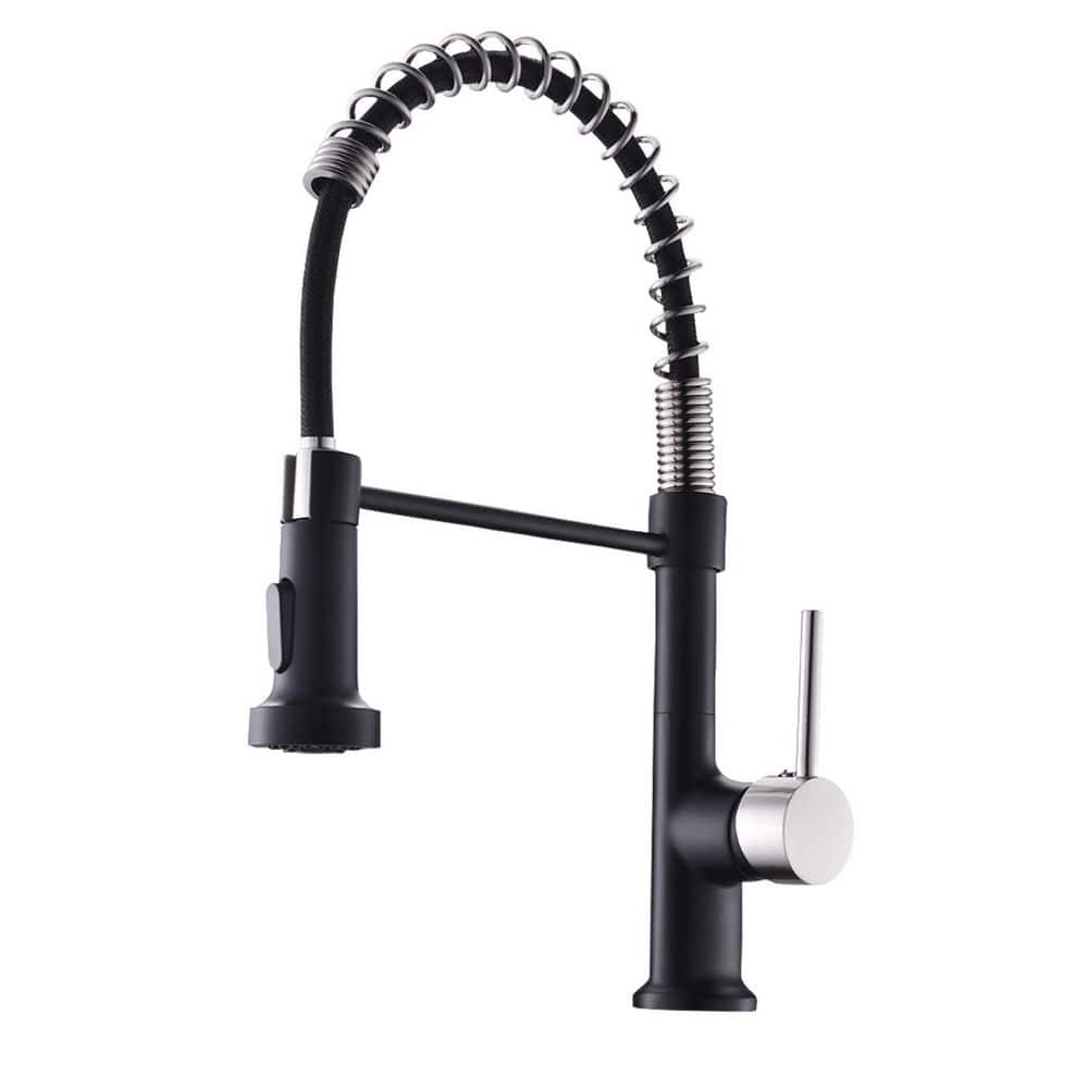 GIVING TREE Single Handle Modern Pull Down Sprayer Kitchen Faucet
