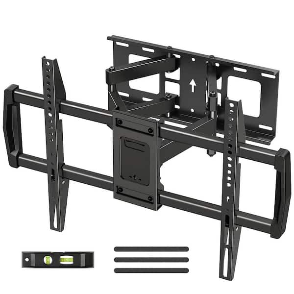 Retractable Full Motion Wall Mount for 42 in. - 82 in. TVs with Swivel Tilt Articulating Max VESA 600 x 400 mm 100 lbs.