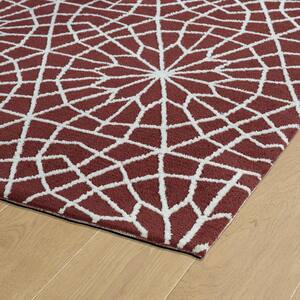 Cozy Toes Burgundy 9 ft. x 12 ft. Rectangle Residential Indoor Area Rug