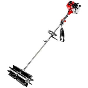 43 cc 24 in. Portable Gas Metal Power Brush Snow Sweeper