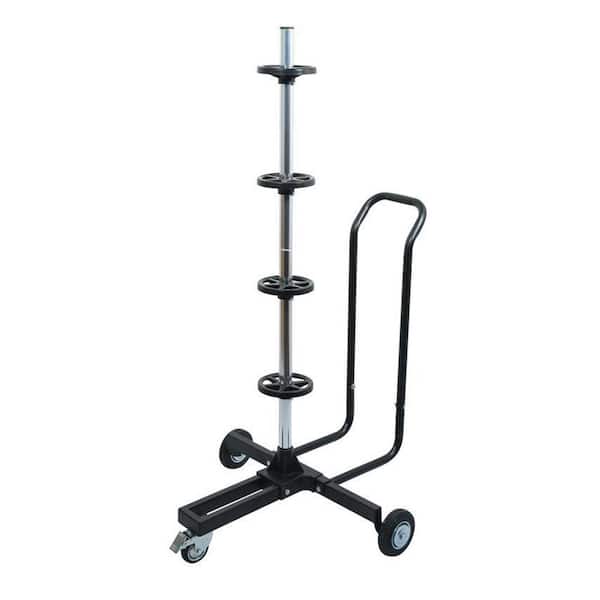 GarageMate Tire Stand Dolly with Handle and Wheels 220 lbs. Capacity (Fits 13 in.-18 in. Rims)