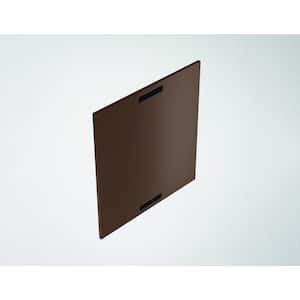 Miami Dock Brown High Density Polythylene 0.63 in. x 19.5 in. x 30 in. Outdoor Kitchen Cabinet Base End Panel