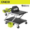 RYOBI ONE+ 18V Cordless Automotive Dual Function 400 lb. Capacity, 800 Lumen Lighted Mechanic Garage Creeper Seat (Tool Only) PCL692B