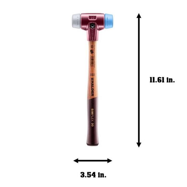 Halder 3013.050 SIMPLEX Soft-face Mallets, With Cast Iron Housing And High-quality Wooden Handle Halder 3013.050 SIMPLEX Soft-face Mallets, With Cast Iron Housing And High-quality Wooden Handle