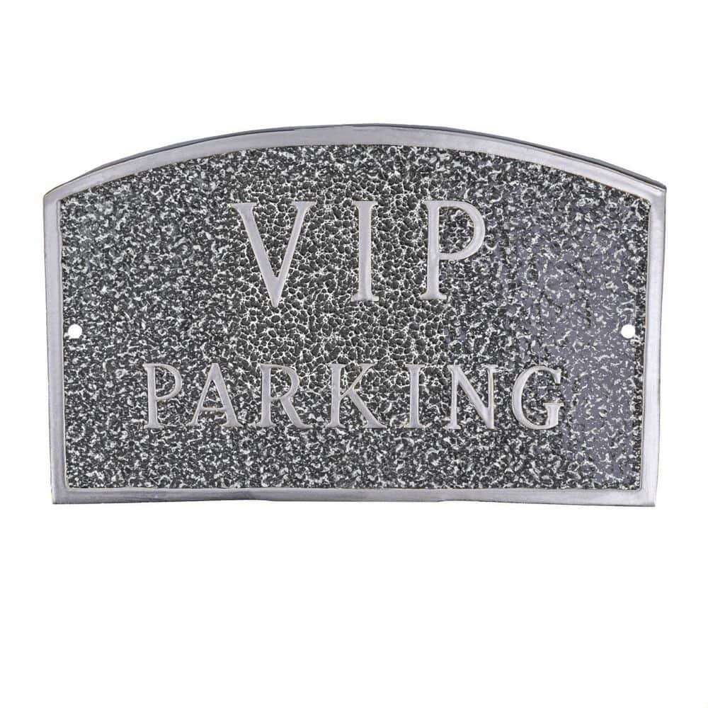 10 in. x 15 in. Standard Arch VIP Parking Statement Plaque Sign - Swedish Iron product image for price tracking