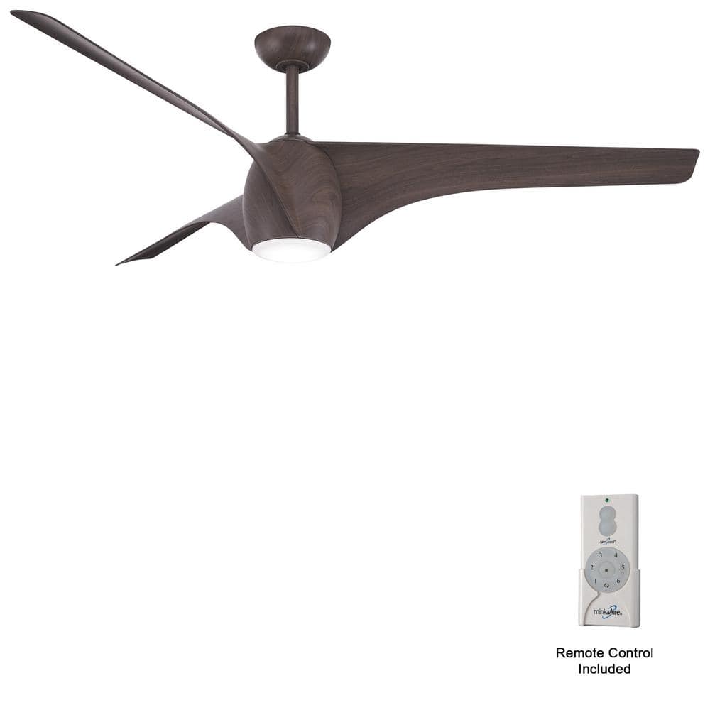 Airwave 65 in. Indoor Dark Maple Standard Ceiling Fan with Warm White Integrated LED with Remote Included price history on PriceWatchPro