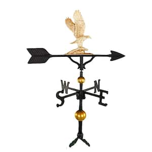 32 in. Deluxe Gold Eagle Weathervane