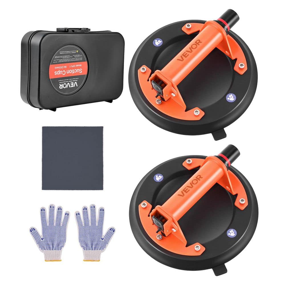 Vacuum Suction Cup, 8 in. Vacuum Glass Lifter with Metal Handle, 429 lbs. Max Lifting Capacity Tile Suction Cup Tool price history on PriceWatchPro