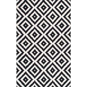 Kellee Contemporary Black 12 ft. x 15 ft. Area Rug