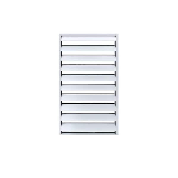 Air Master Windows and Doors 36 in. x 35 in. Security Jalousie Aluminum