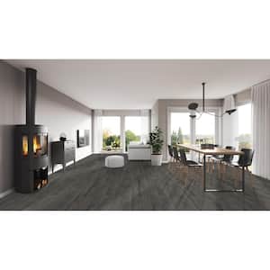 Upscape Nero 6 in. x 40 in. Matte Porcelain Stone Look Floor and Wall Tile (13.36 sq. ft./Case)