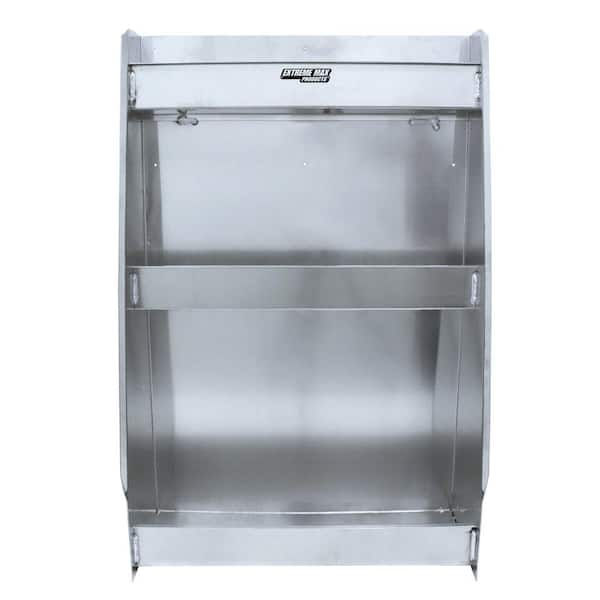 Aluminum 3 Shelf Open Storage Cabinet