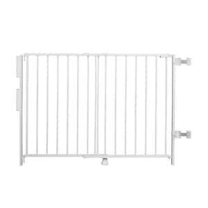 35" Extra-Tall Top Of Stairs Metal Safety Gate