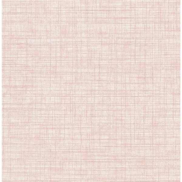 Brewster Tuckernuck Rose Linen Strippable Roll (Covers 56.4 sq. ft.)