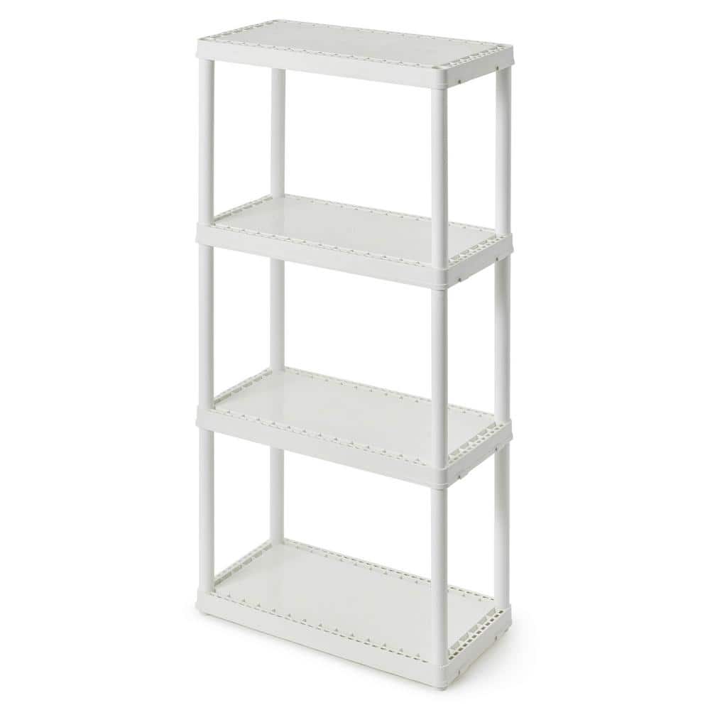 White 4-Shelf Kids Storage Organizer