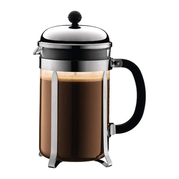 Bodum Chambord 12-Cup Chrome French Press Coffee Maker