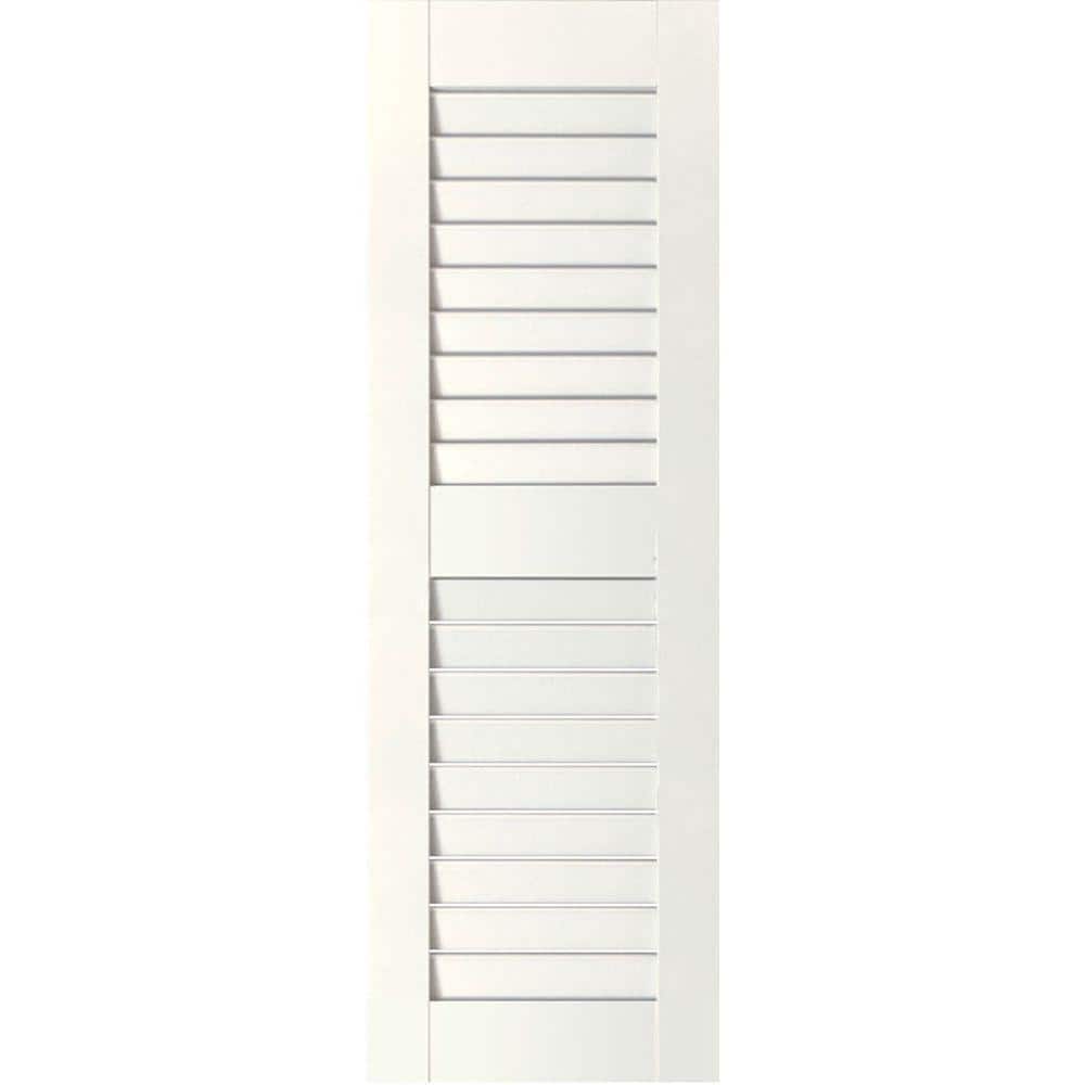 15 in. x 36 in. Exterior Real Wood Pine Louvered Shutters Pair Primed price history on PriceWatchPro