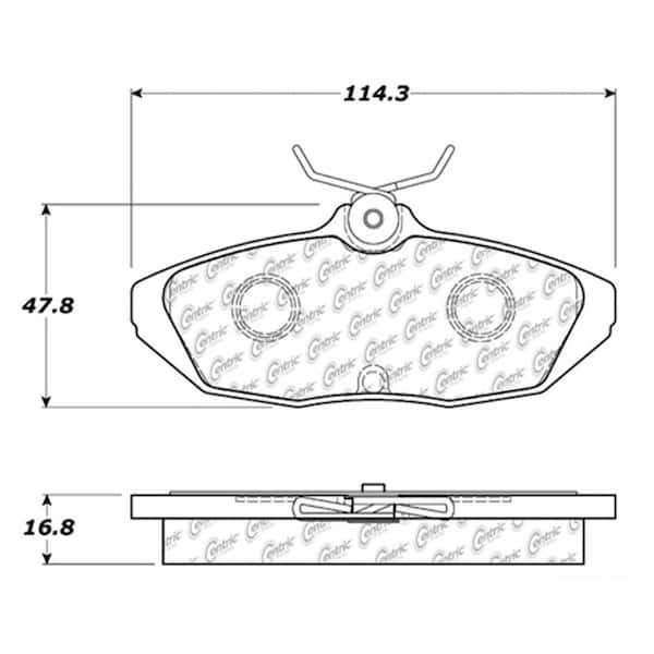 Centric Parts Disc Brake Pad Set