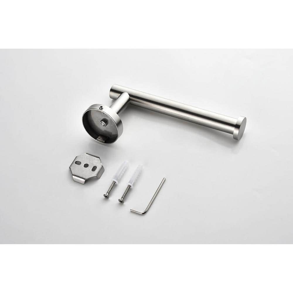 Brushed Nickel 3-Piece Stainless Steel Bathroom Hardware Set