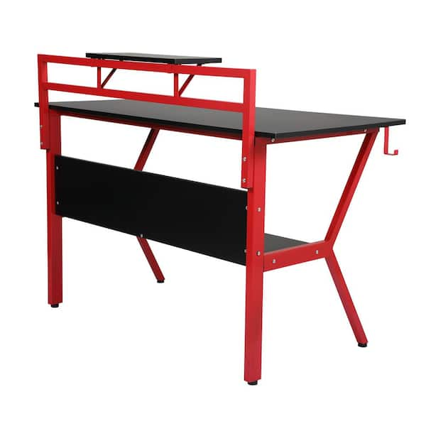 Gaming table PLAY black and red Color 136x86x56 cm. Gaming table