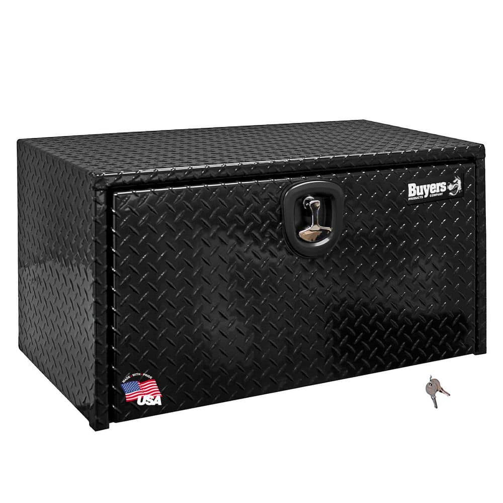 24 in. x 24 in. x 30 in. Gloss Black Diamond Tread Aluminum Underbody Truck Tool Box price history on PriceWatchPro