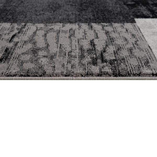 Rug Branch Montage Collection Modern Abstract Doormat Area Rug Entrance  Floor Mat (2x3 feet) - 2'3 x 3', Grey VE1166GY23 - The Home Depot