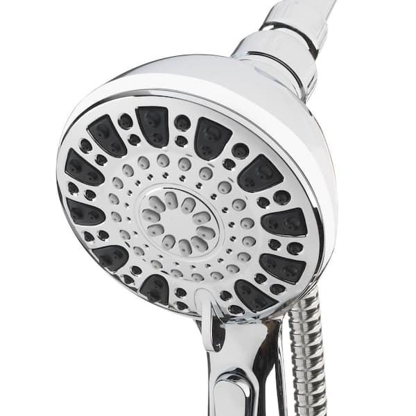 niet verwant Korting rouw Glacier Bay Push Release 6-Spray Patterns with 1.8 GPM 4.25 in. Wall Mount  Handheld Shower Head in Chrome 8571101HC - The Home Depot