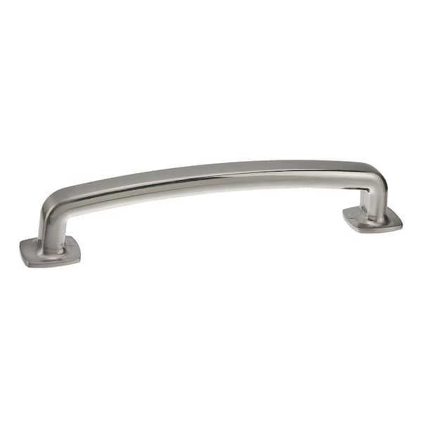 Richelieu Hardware Terrebonne Collection 5 1/16 in. (128 mm) Brushed Nickel Transitional Cabinet Bar Pull