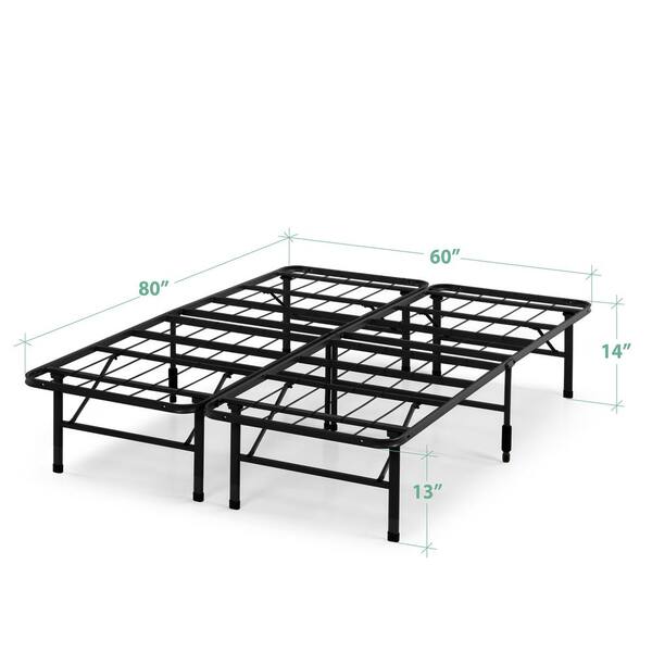 Zinus Smartbase Tool Free Assembly, How To Put Together A Queen Size Bed Frame