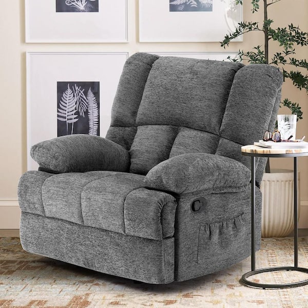 Limestone Foam Recliner with ‎Arm Rest and Cushion, Ergonomic, Recliner Sofa for Living Room