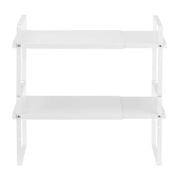 SKYSHALO Adjustable Kitchen Cabinet Shelf Organizer, Expandable 2