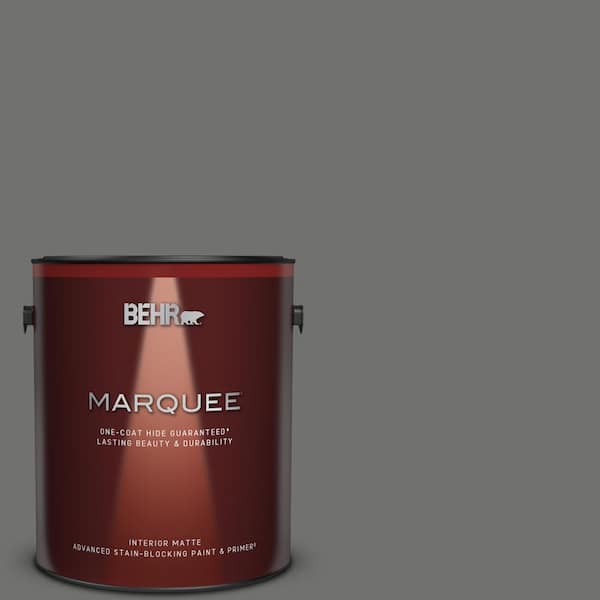 BEHR MARQUEE 1 gal. #MQ2-61 Magnet One-Coat Hide Matte Interior Paint & Primer