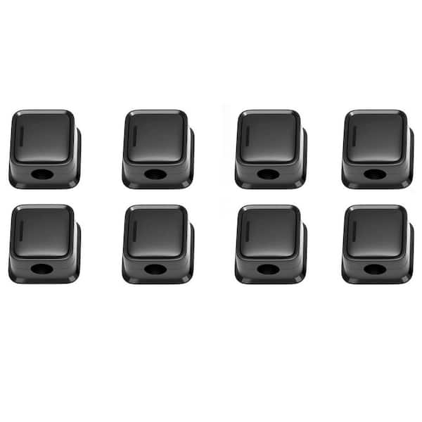 Magnetic Cable Clips 12 Pack Cord Organizer Holder Management Strong Adhesive Wire Charger Holder Black