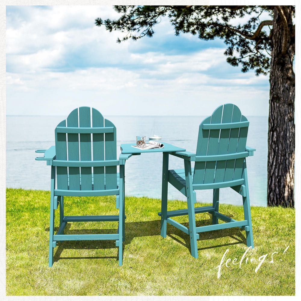Bar Height Adirondack Chair- Patriot Blue main image 0